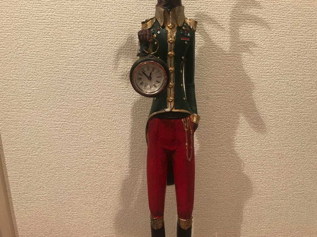 紳士鹿の置物　ヨーロッパ　欧州　工芸品　美術品 訳あり