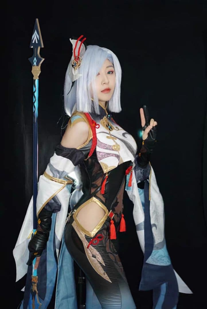 原神げんしん 申鶴(しんかく) 喵屋小铺製  コスプレ衣装 高級感フルセット新品