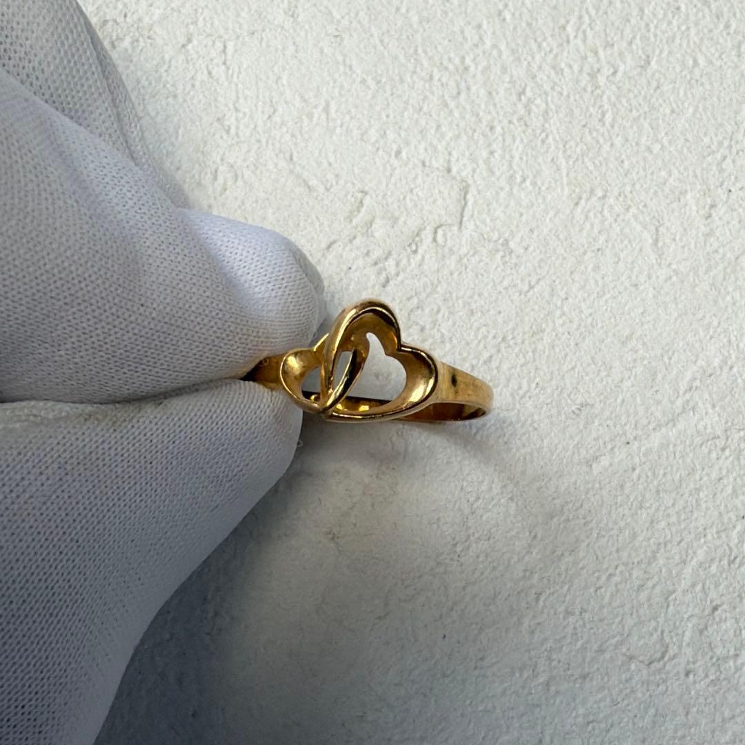 K18 ハート リング 10号
