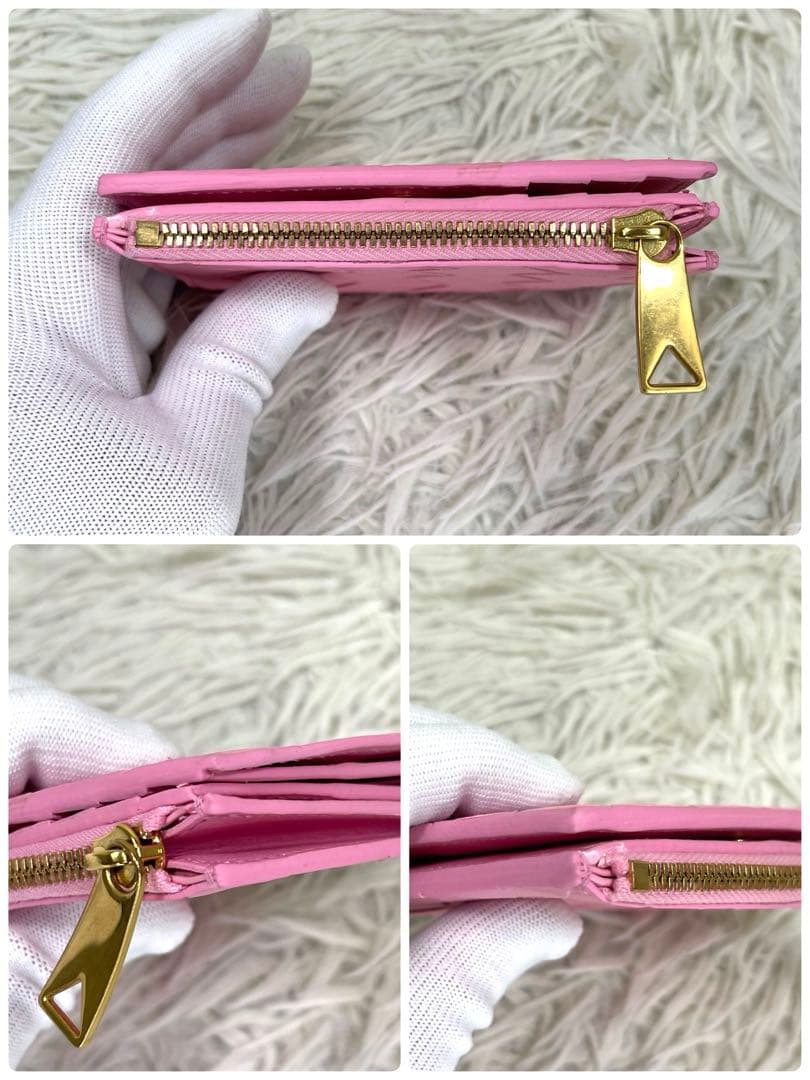 未使用級‼️BOTTEGA VENETA 二つ折り財布　イントレチャート　レザー