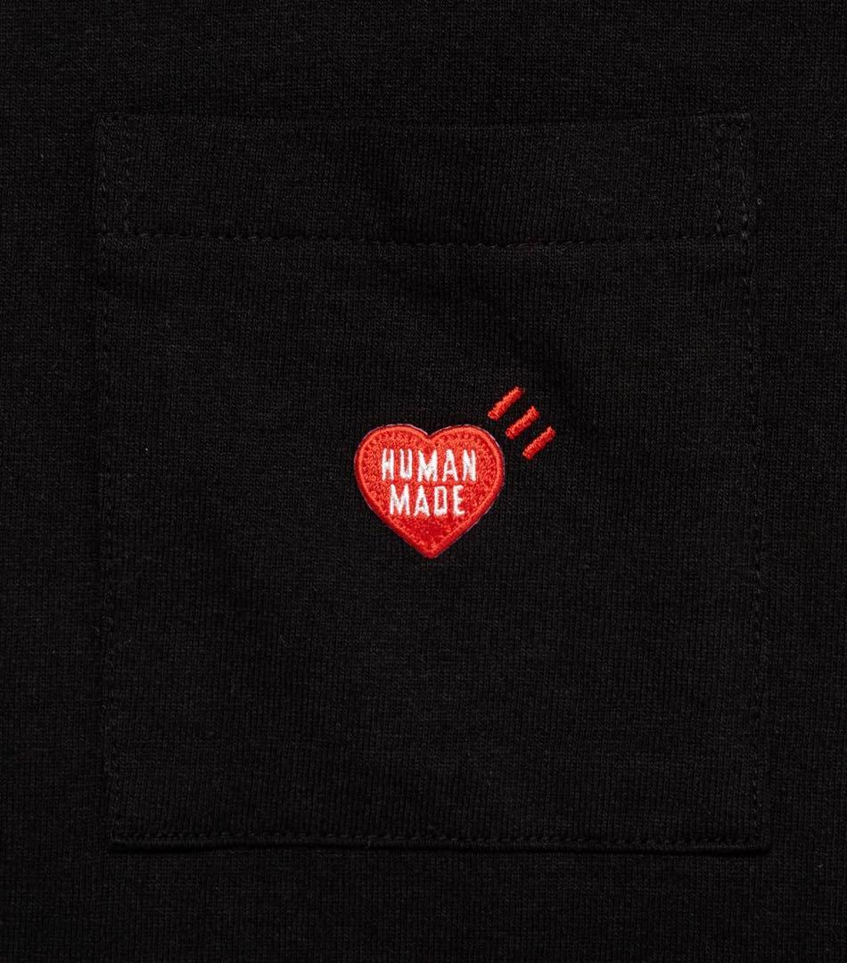 ✩︎⡱Human made HEART POCKET T-SHIRT✩︎⡱