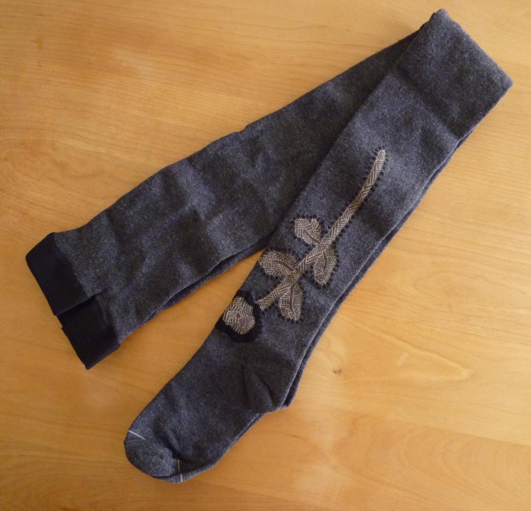 未使用品　ミナペルホネン 「frost garden」 タイツ