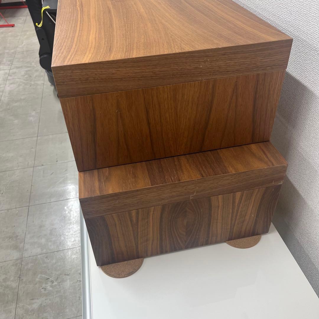 ウォールナット テレビ台 AVボード L字 伸縮 コーナー