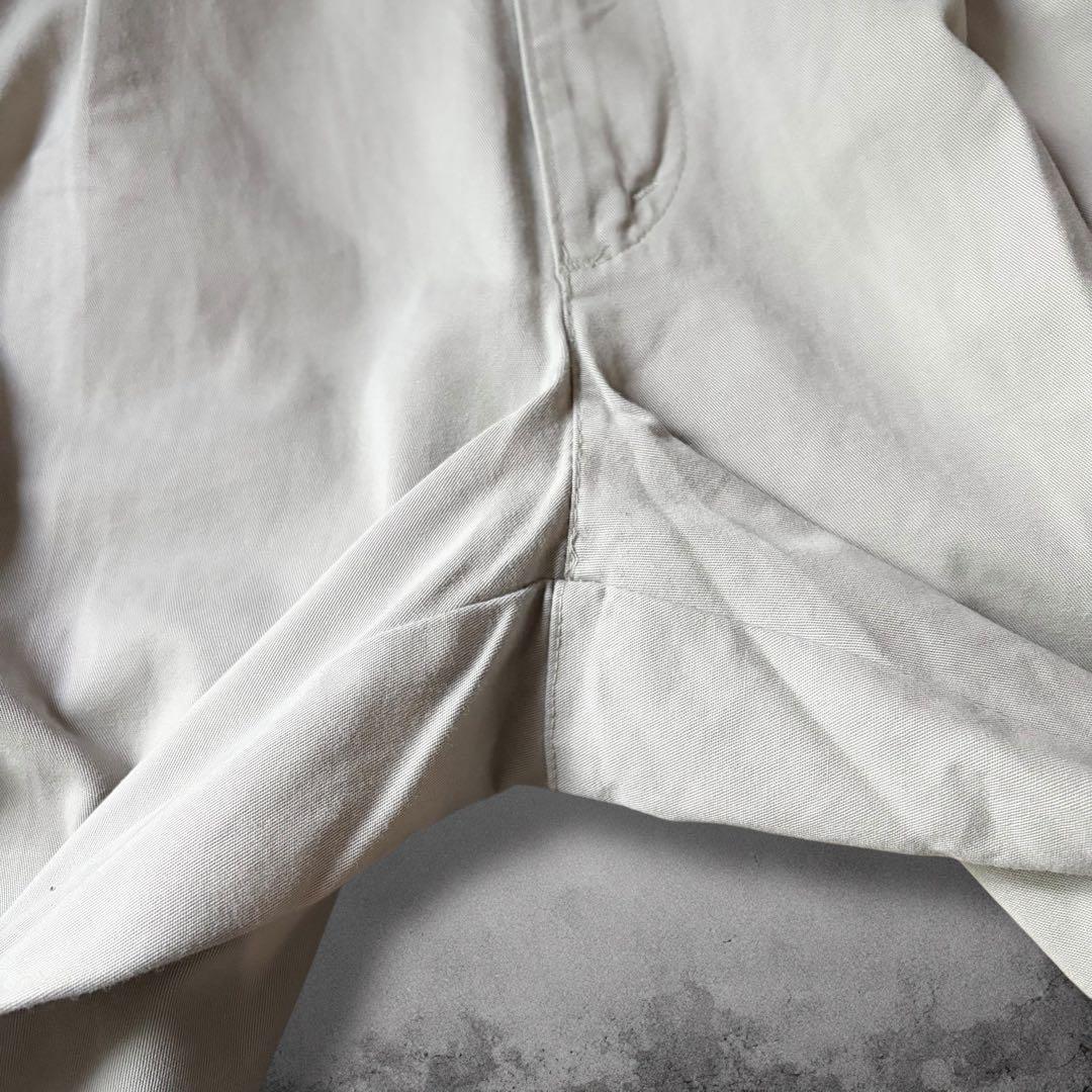 90s USA製 DOCKERS ツータックワイドチノ ヴィンテージ 白チノパン