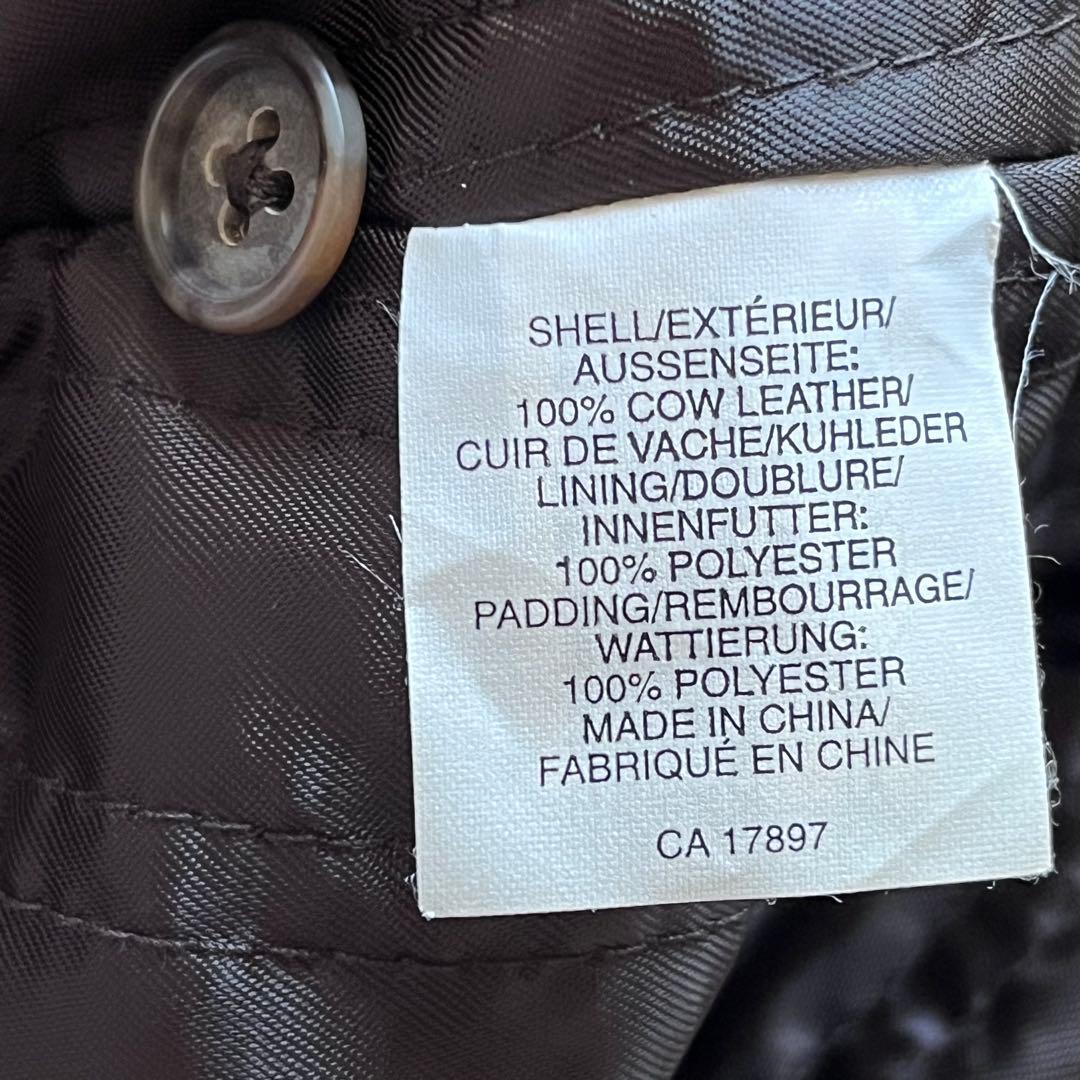 GAP ギャップ　レザージャケット シングルライダース　XL 00s