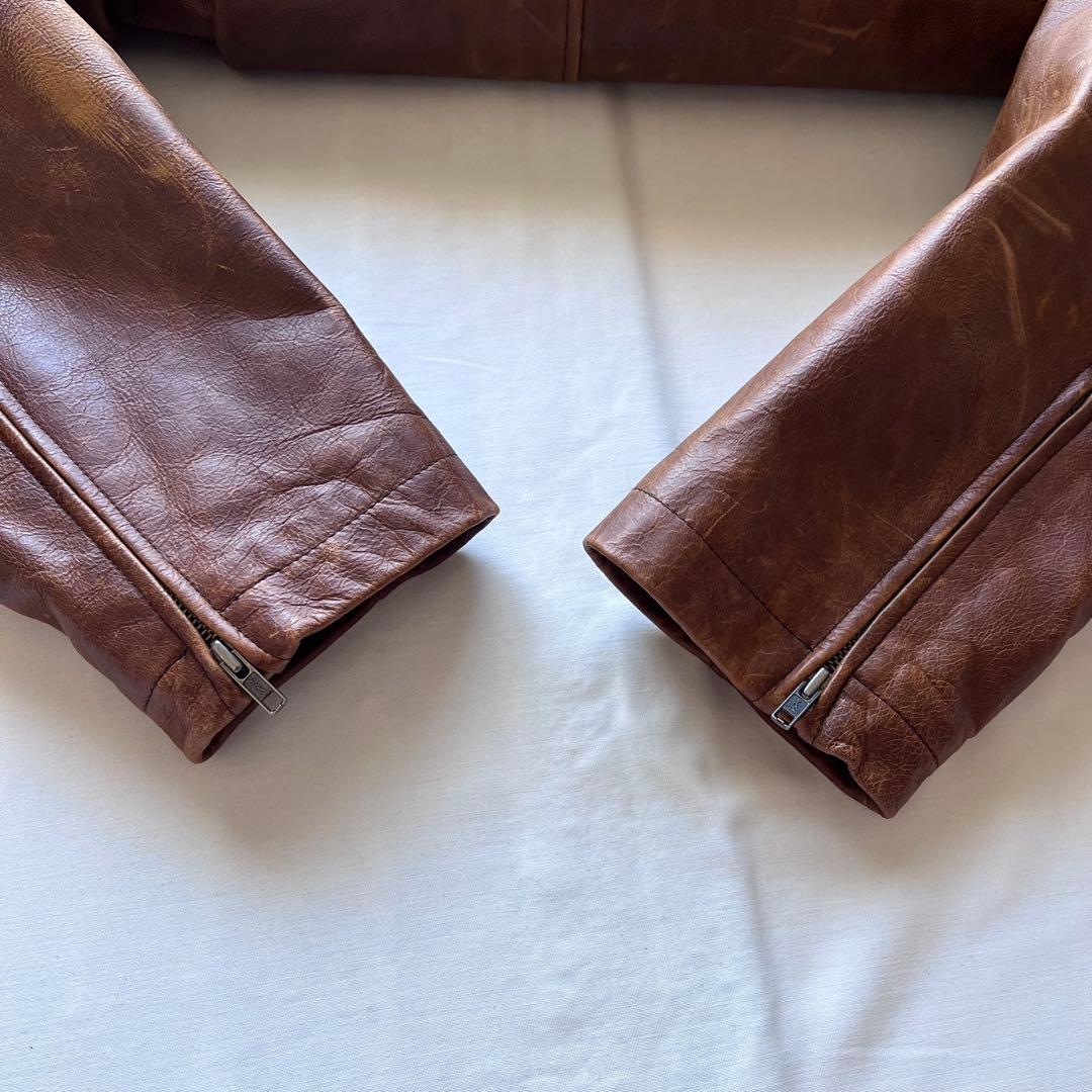 GAP ギャップ　レザージャケット シングルライダース　XL 00s