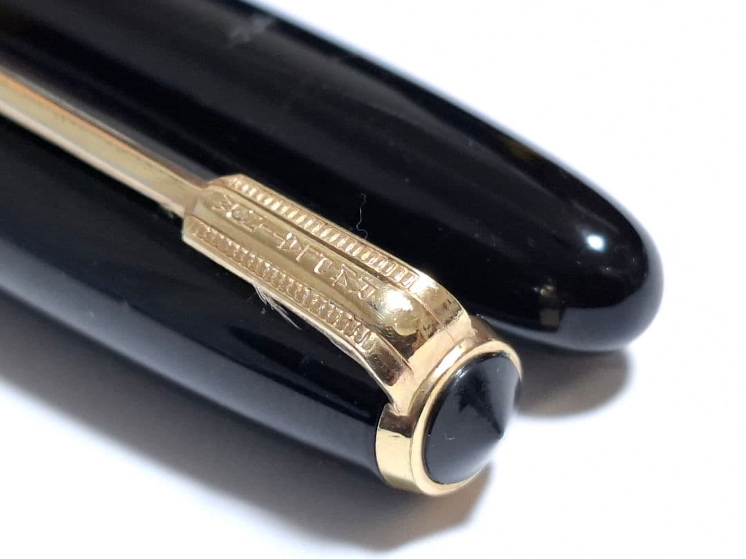 デッドストック　Platinum　インク止め　万年筆　14K　ヴィンテージ