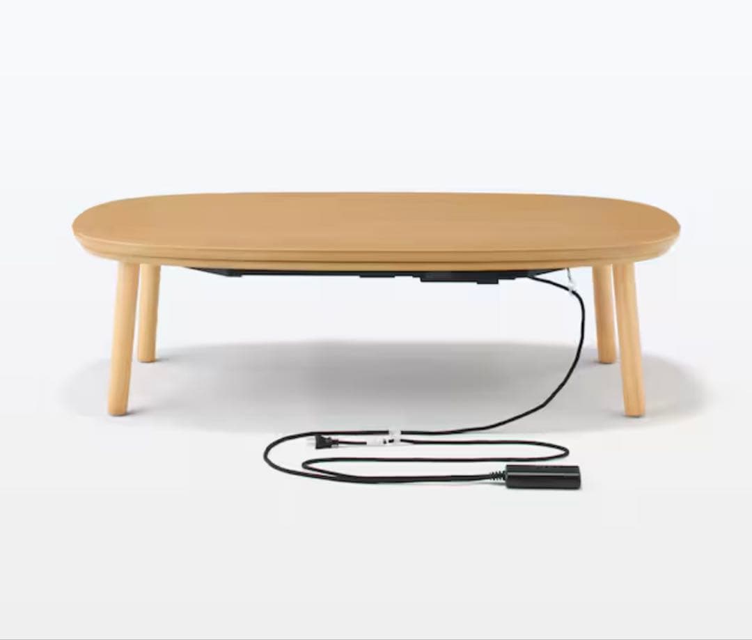 無印　こたつにもなるローテーブル　大