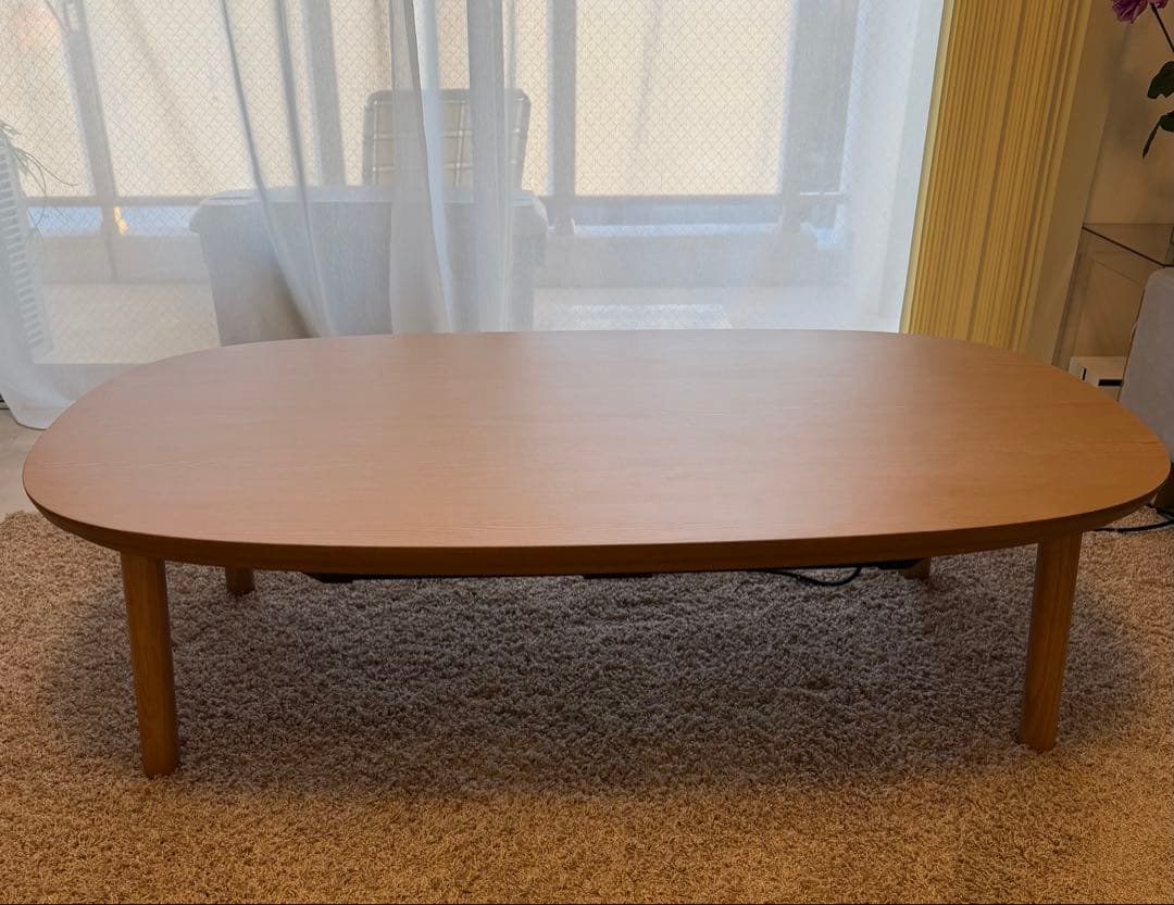 無印　こたつにもなるローテーブル　大