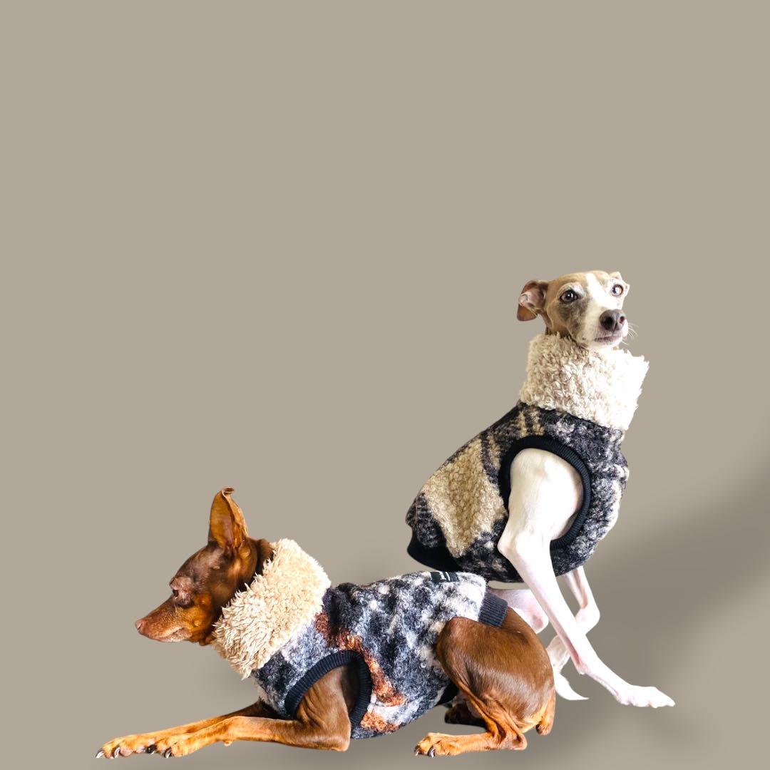 ⑬ブークレーニットショート丈ベスト