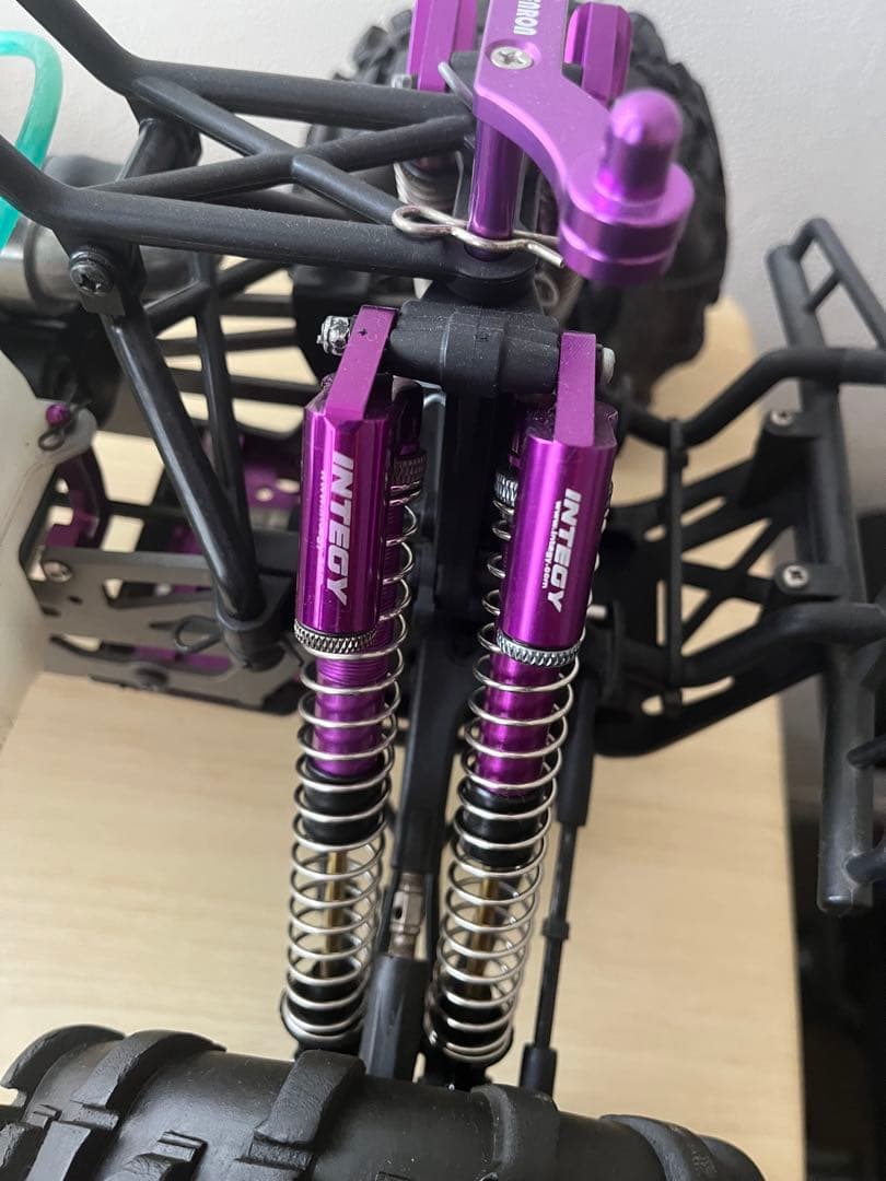 hpiサベージIntegy パープルショックアブソーバー8本セット◎