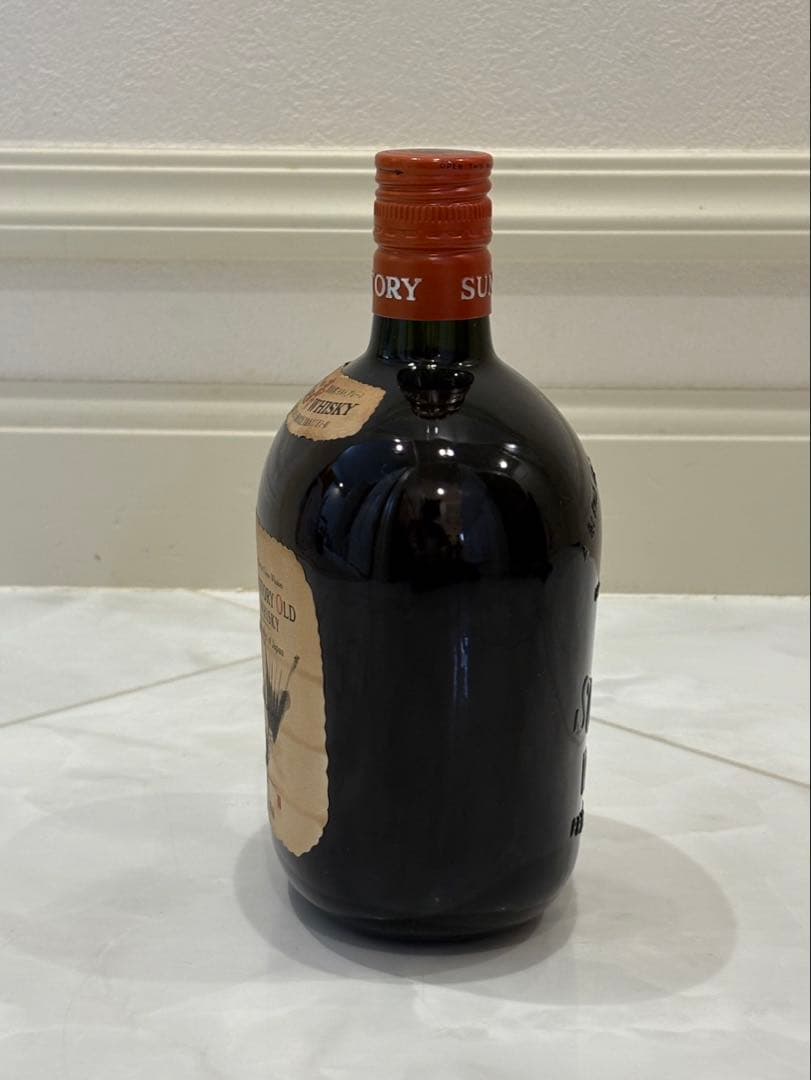 未開栓 SUNTORY サントリー オールド 水墨 鯛ラベル ウイスキー 特級