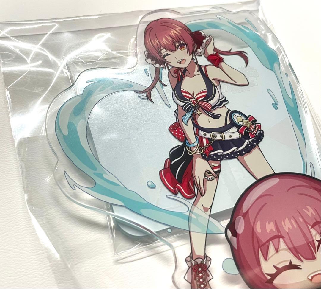 【期間限定】宝鐘マリン(水着) アクリルスタンド　ぷにぷにホロライブコラボ