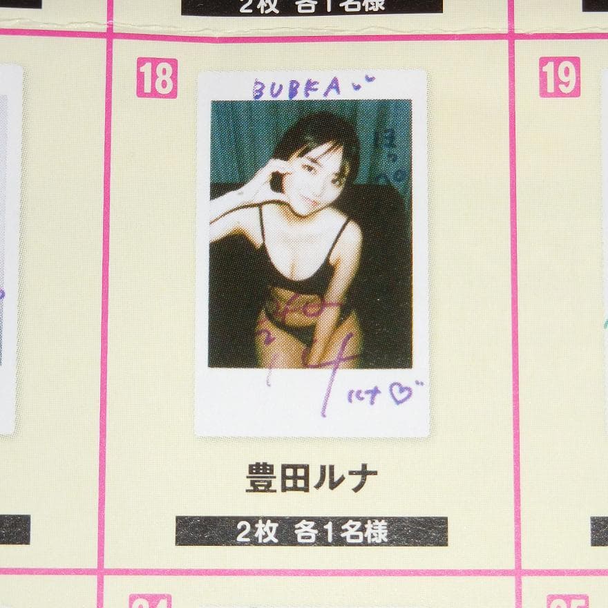 豊田ルナ 直筆サイン入りチェキ