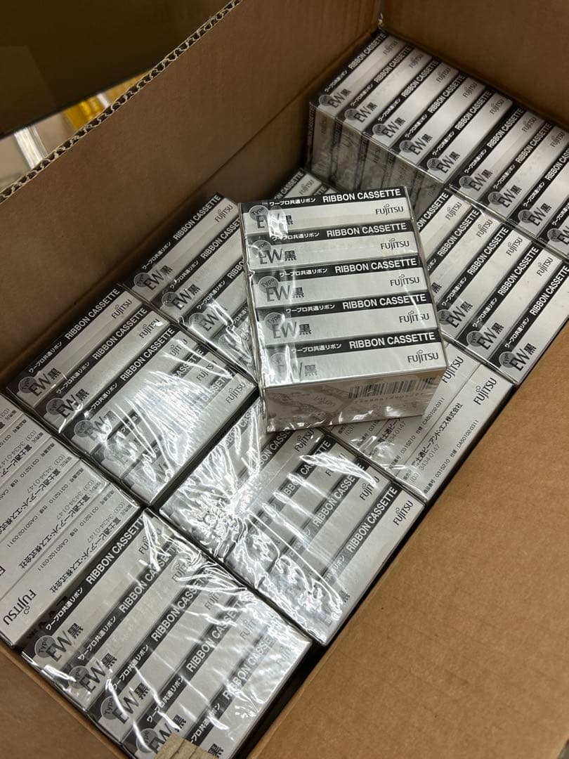 【新品】ワープロ用 共通リボン EWリボンカセット 5個　TY-EW-BK 黒