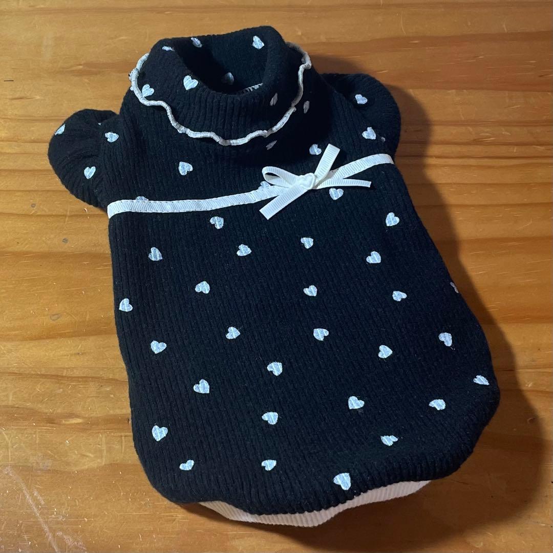 ハンドメイド犬服　【再販】ふんわりタンクトップ　リブニット★お袖変更可能