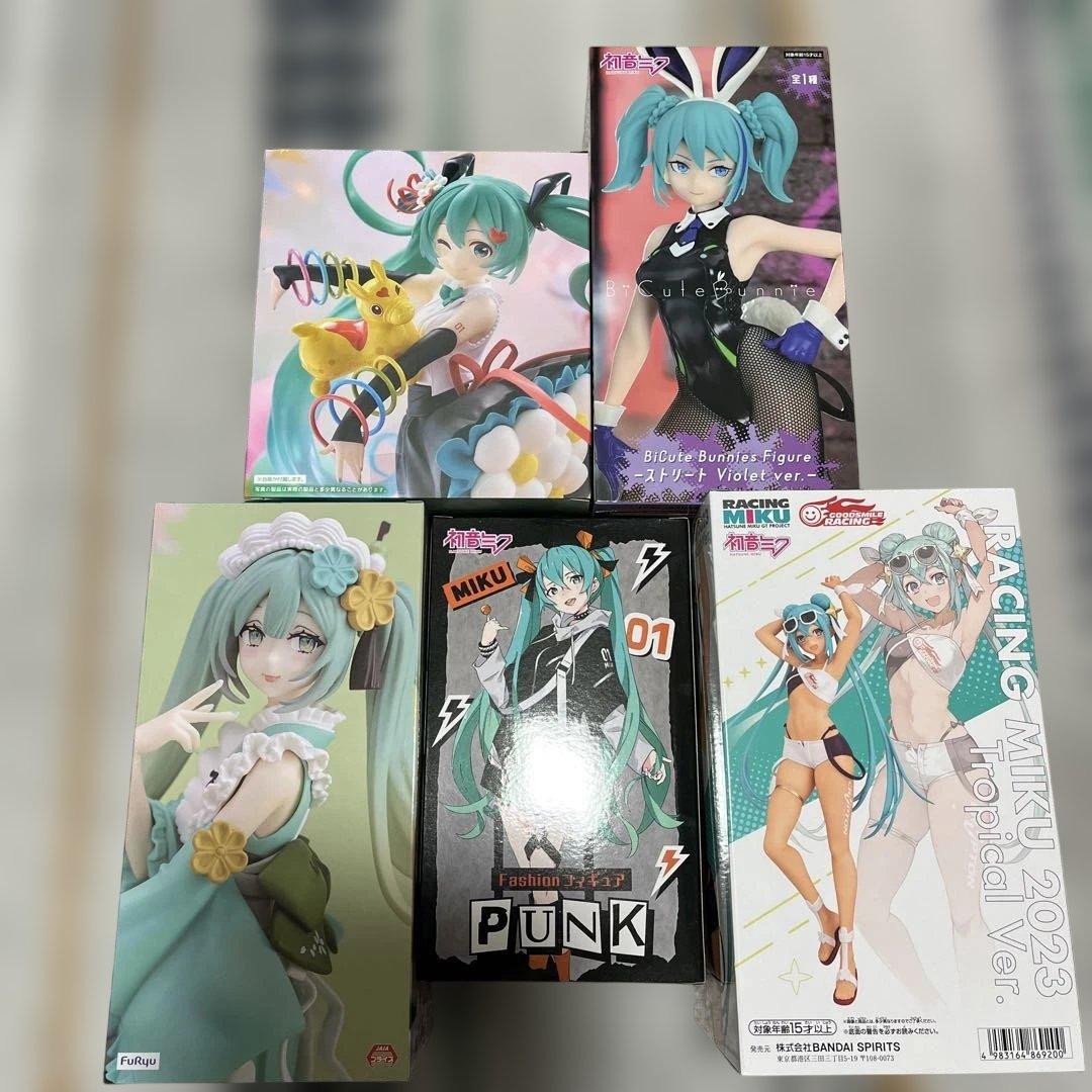 初音ミク　フィギュア　5点　まとめ売り