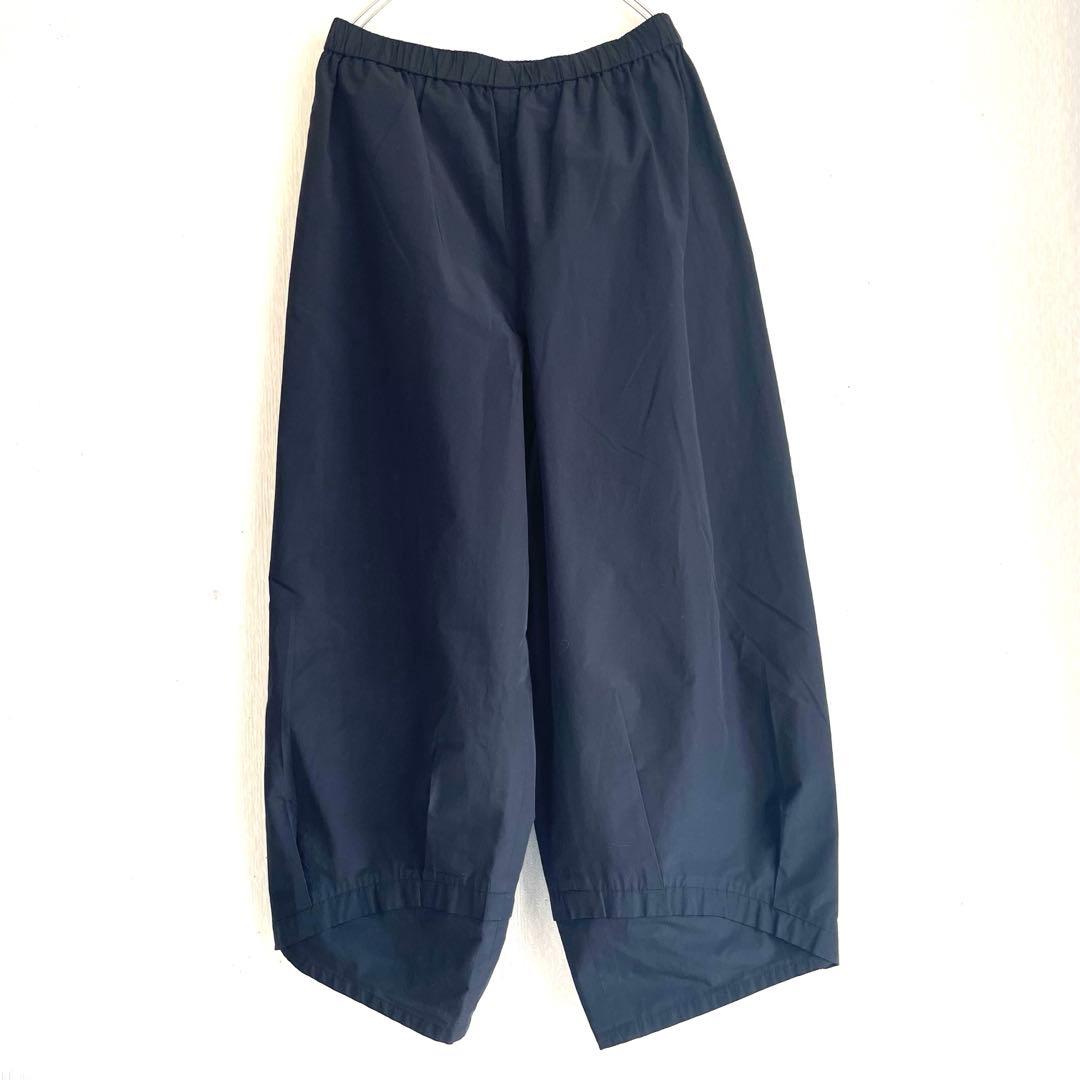 慈雨 センソユニコ 変形 バルーン ワイド パンツ 黒 40