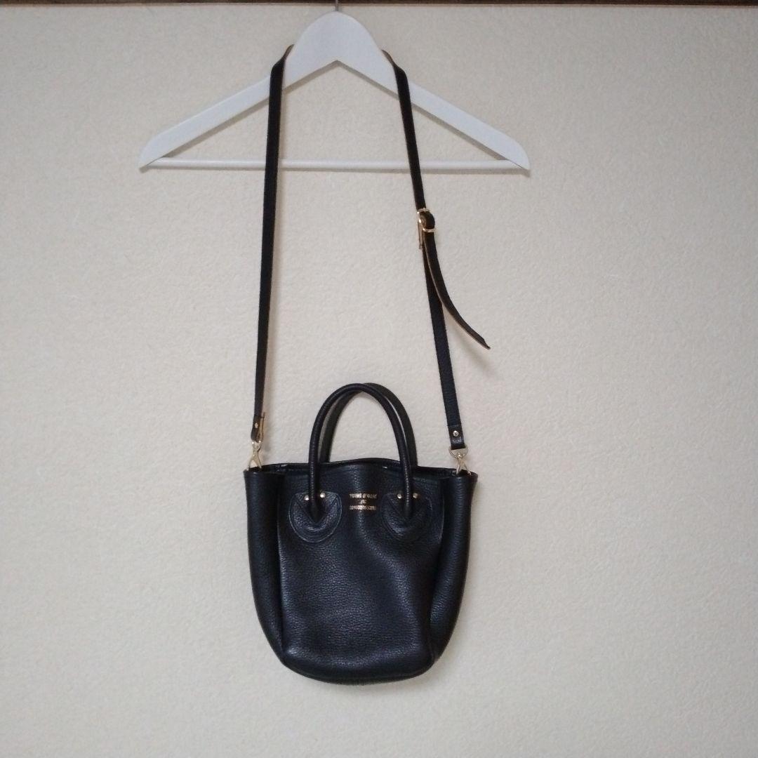 a*2様 ヤングアンドオルセン プチレザートートバッグ ブラック 2way