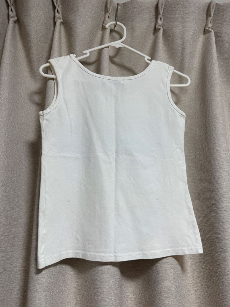 Christian Dior ホワイトタンクトップ