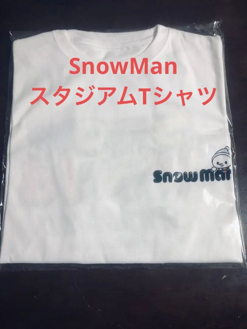 新品未開封　Man Tシャツ ロゴverスノーマン　スタジアム　2025