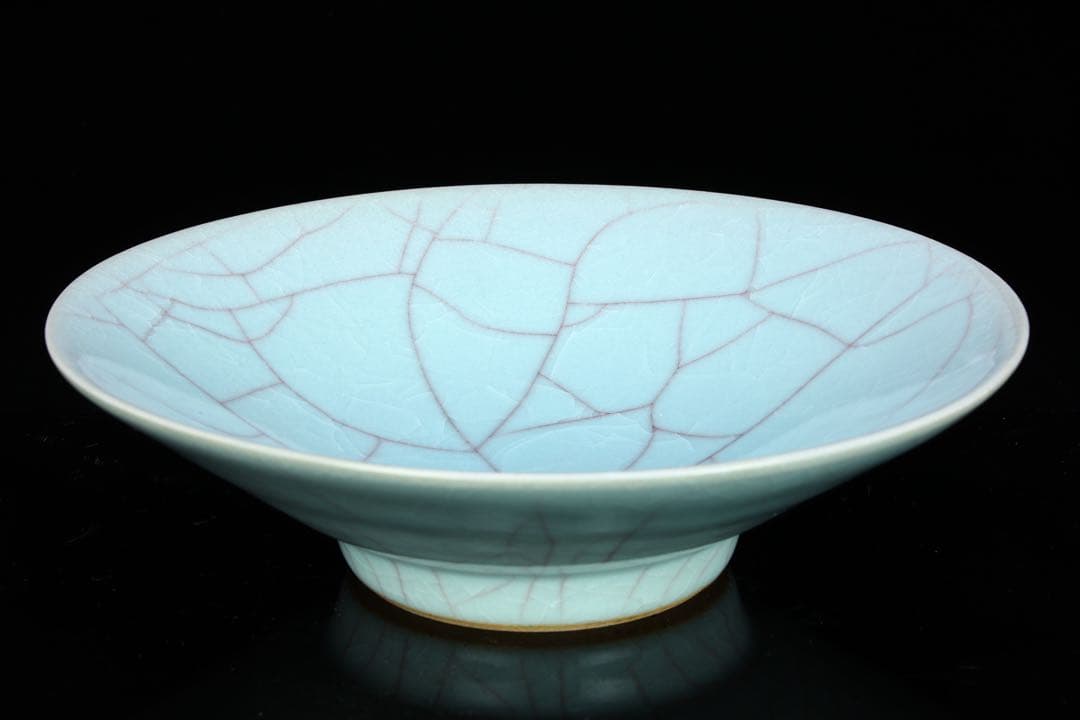 高井進 妙高窯 青磁鉢　茶碗 共箱 共布 栞 作陶展栞 茶道具　作家　夏　骨董品