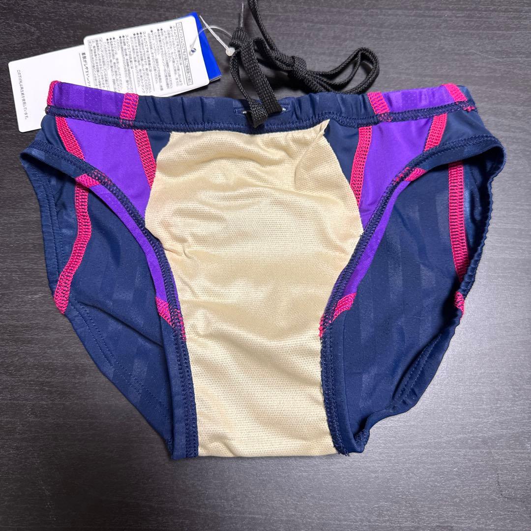 Mizuno 競パン ネイビー×パープル FINA認証 Mサイズ