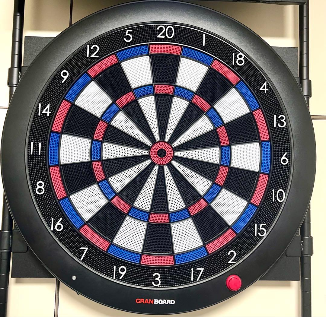 【お得セット】GRAN BOARD3s　グランボード3S　ブルー　ダーツ矢付き