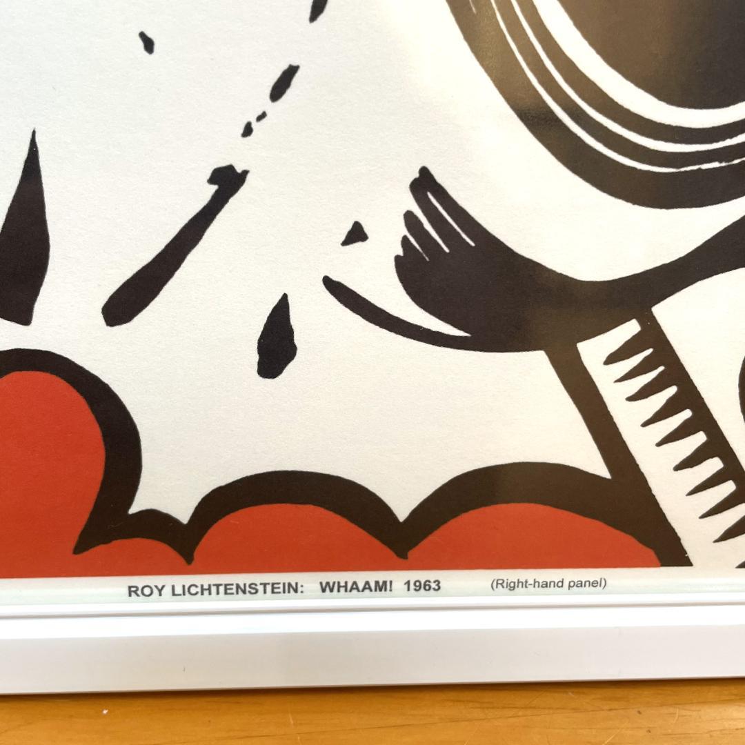ロイ リキテンスタイン「WHAAM！」ワーム！リトグラフ ポスター ２枚組