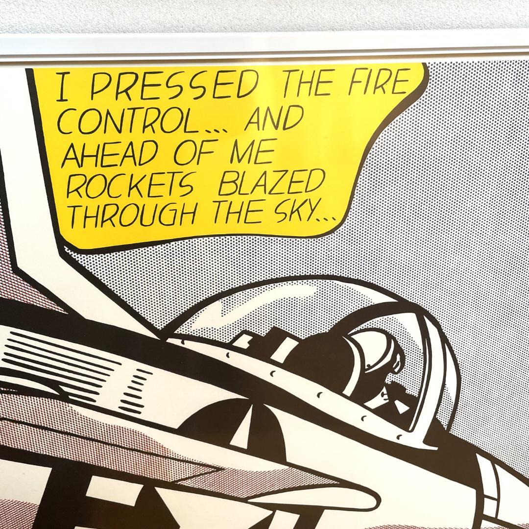 ロイ リキテンスタイン「WHAAM！」ワーム！リトグラフ ポスター ２枚組