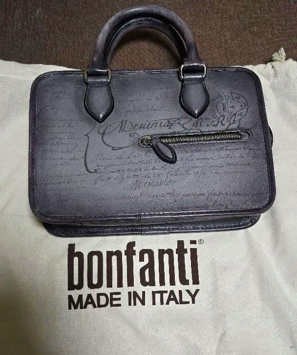 bonfanti イタリア製 レザーバッグ