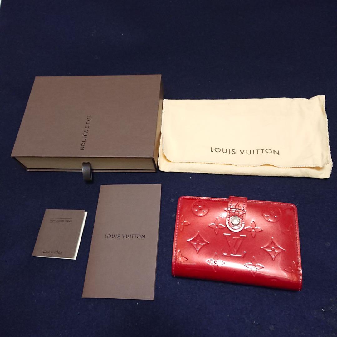 Louis Vuitton 二つ折り財布 レッド