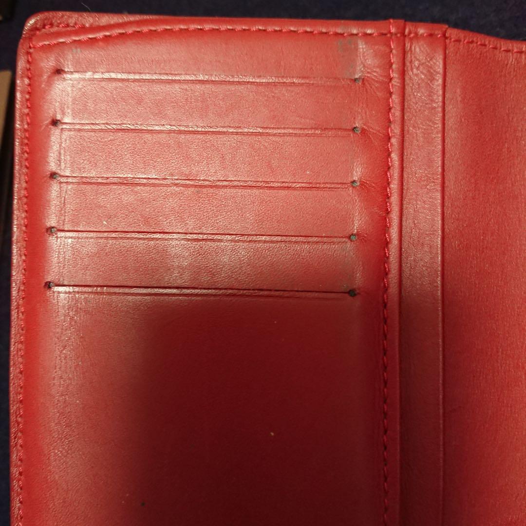 Louis Vuitton 二つ折り財布 レッド
