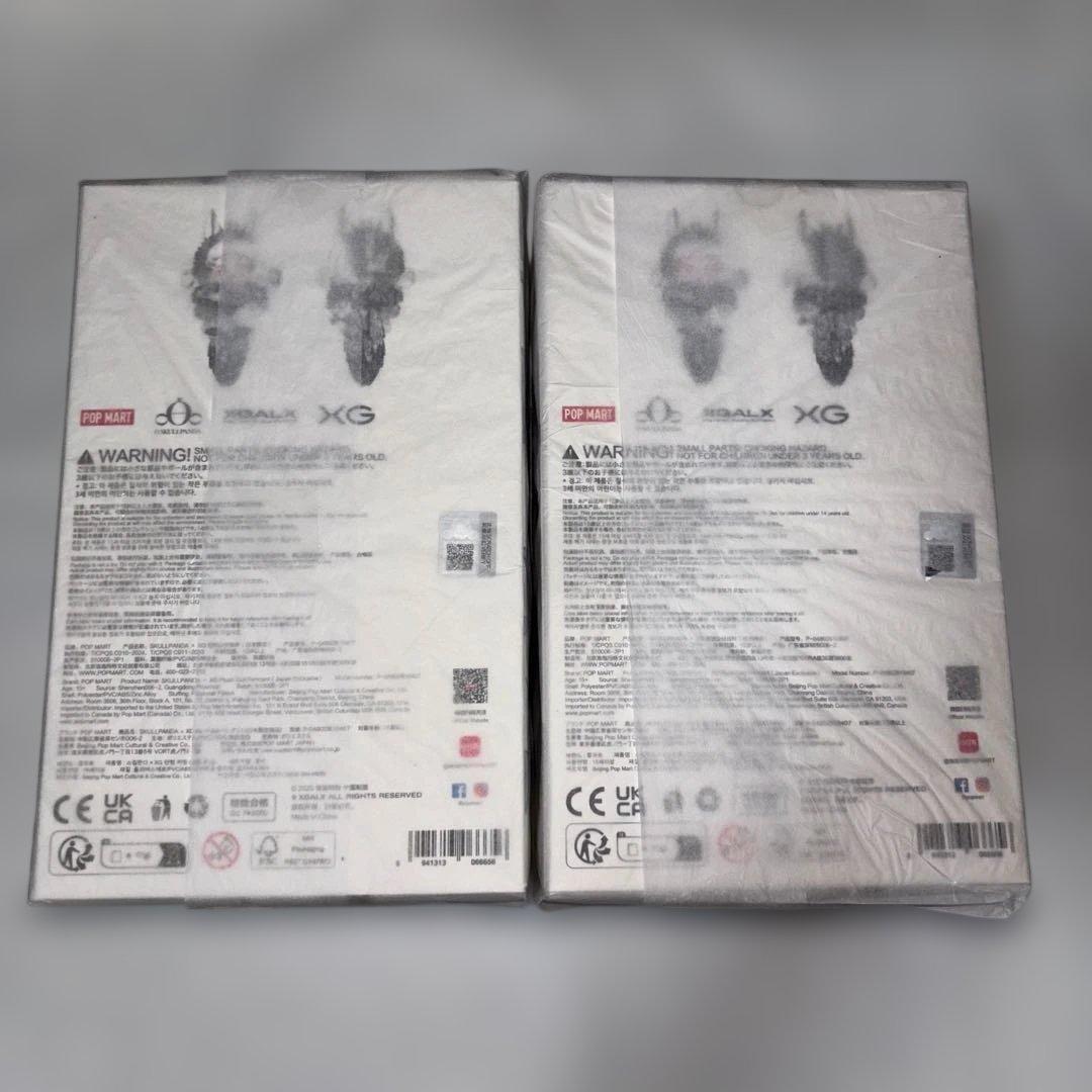 新品未開封　スカルパンダSKULLPANDA XGコラボ POPMART ２個