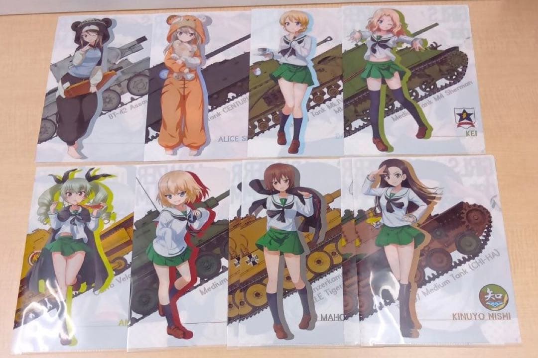 ❶一番くじ ガールズ＆パンツァー 戦車道大作戦！ クリアファイルセット 62枚