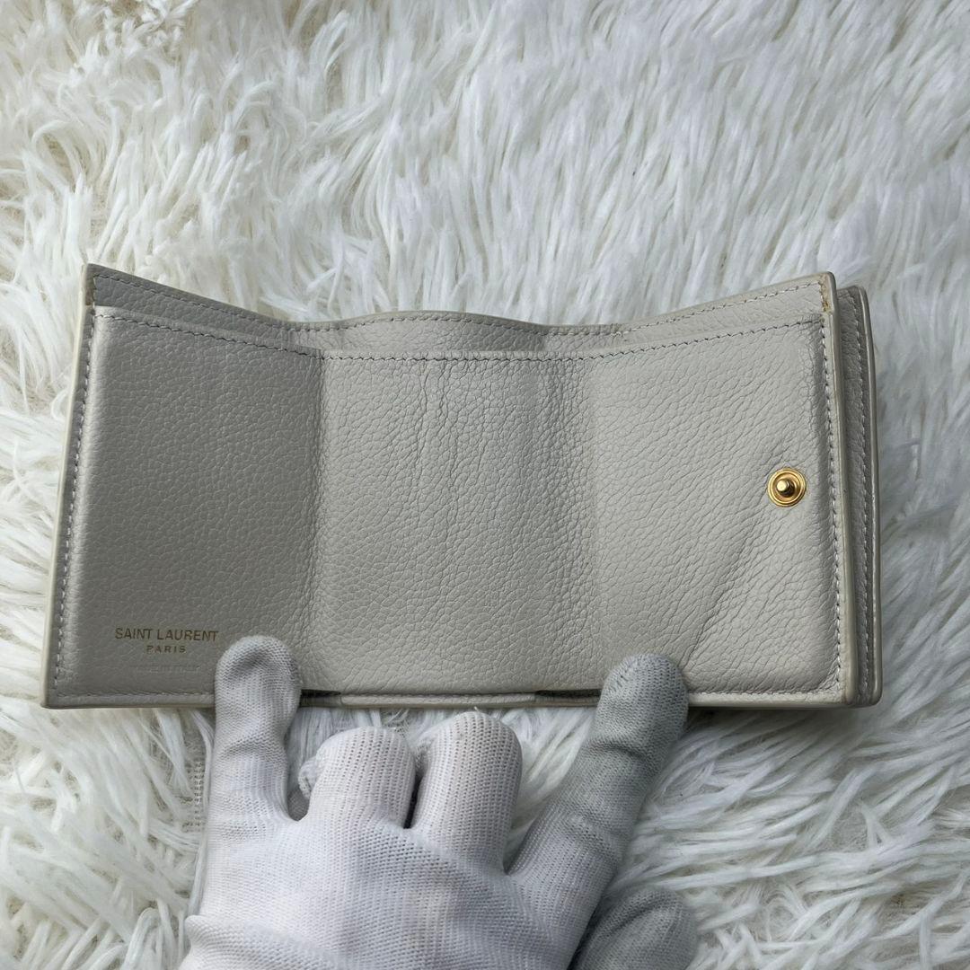 極美品✨SAINT LAURENT オリガミ タイニー 折り財布 カサンドラ