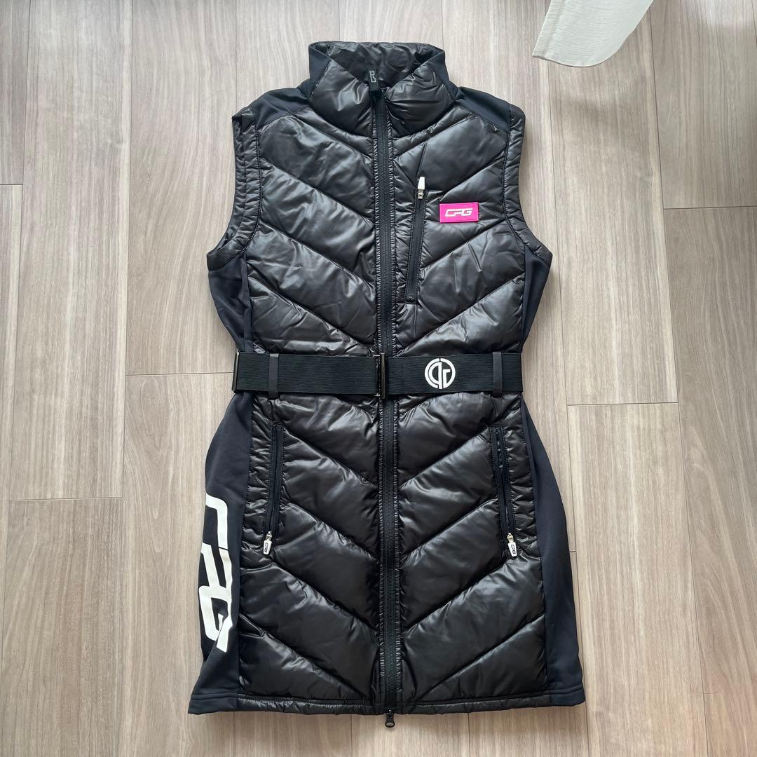 CPG シーピージーゴルフ　レディース　ダウンベスト　ワンピース