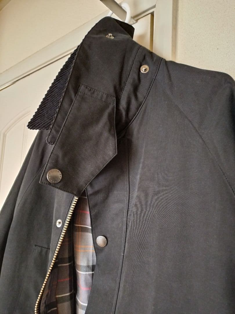 新品 Barbour バブアー 別注 ビデイル OS スリーブ 42 ブラック