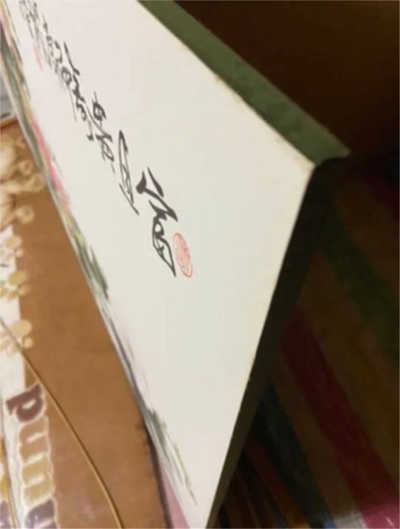 特大サイズ　牡丹の水墨画