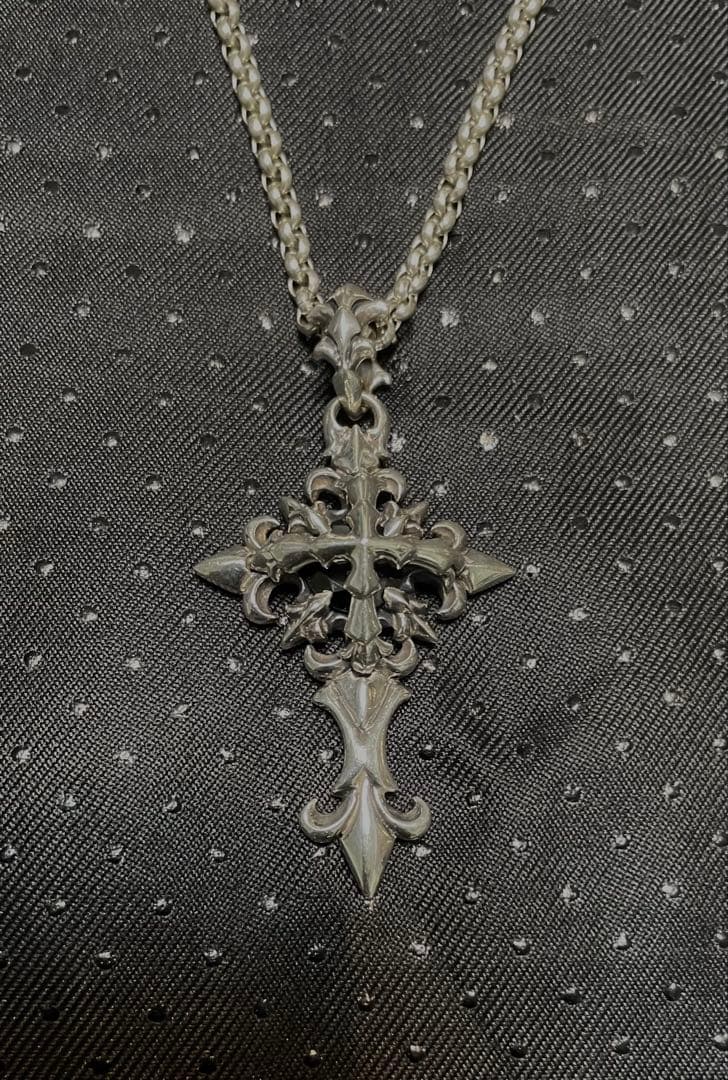 925ネックレスクロスペンダント