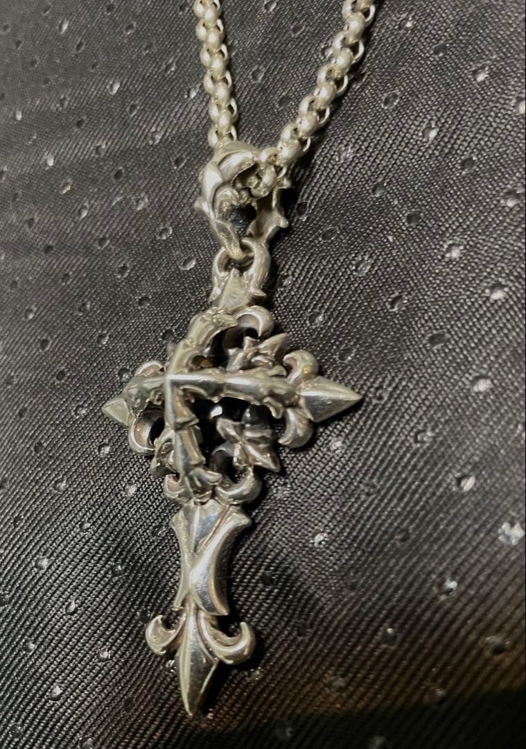 925ネックレスクロスペンダント