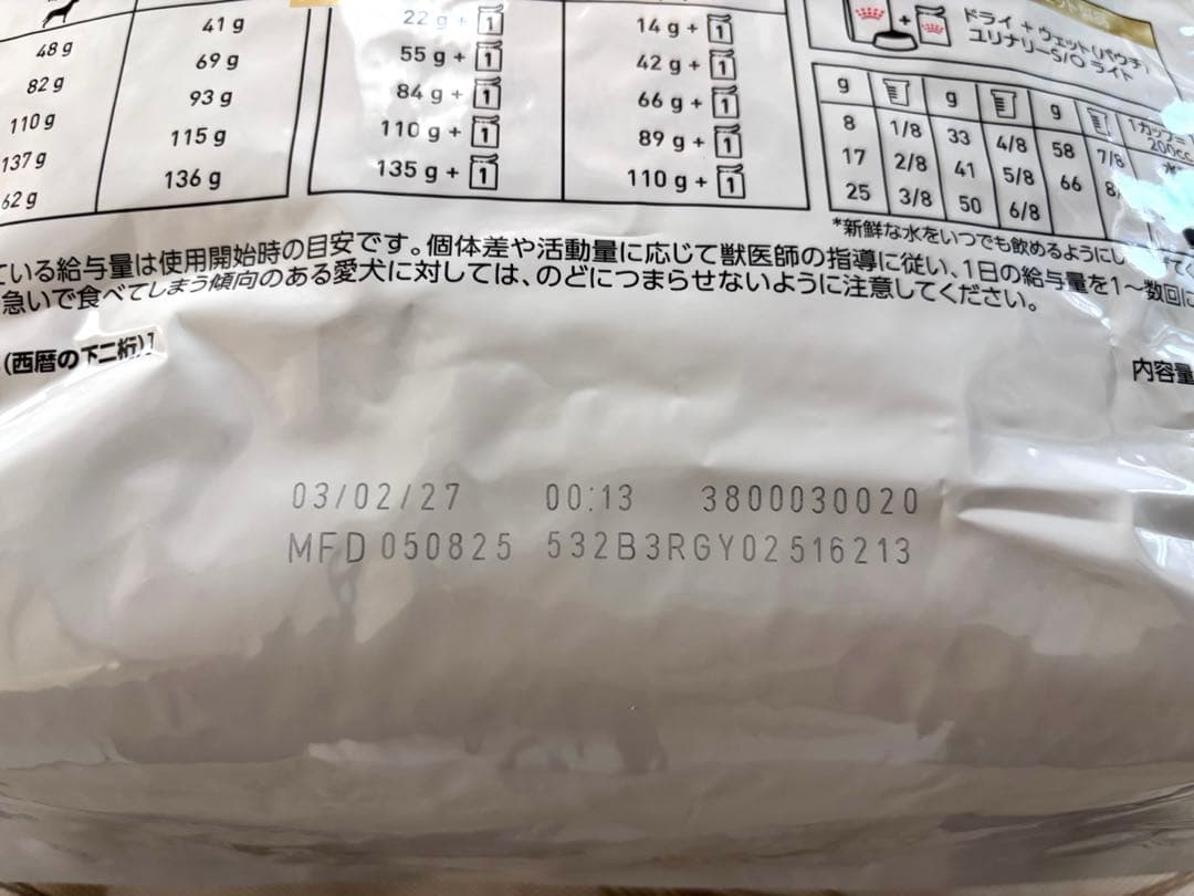 ロイヤルカナン ユリナリー　S/O ライト 3kg ストルバイト 尿結石