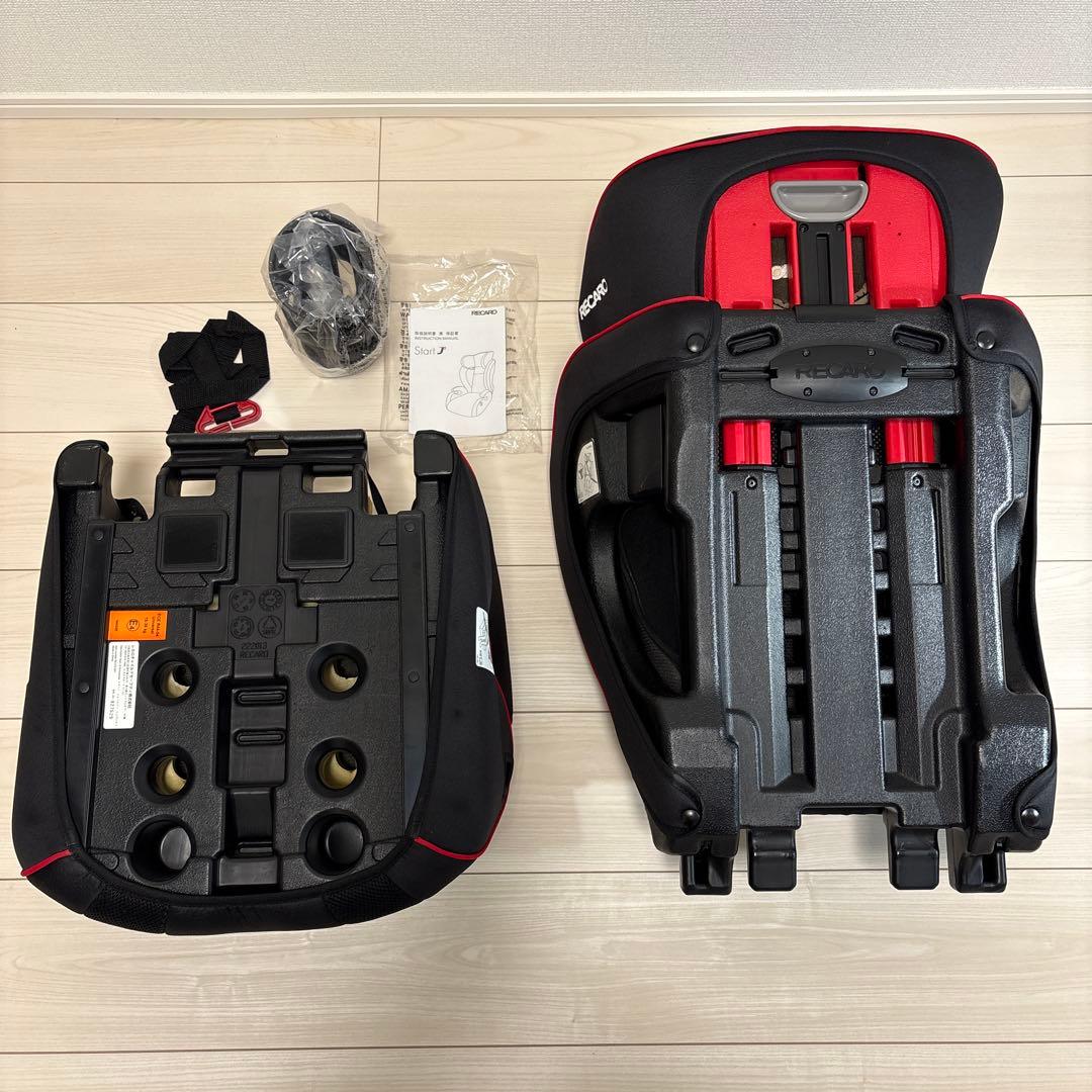 RECARO レカロ ジュニアシート　ブラック×レッド