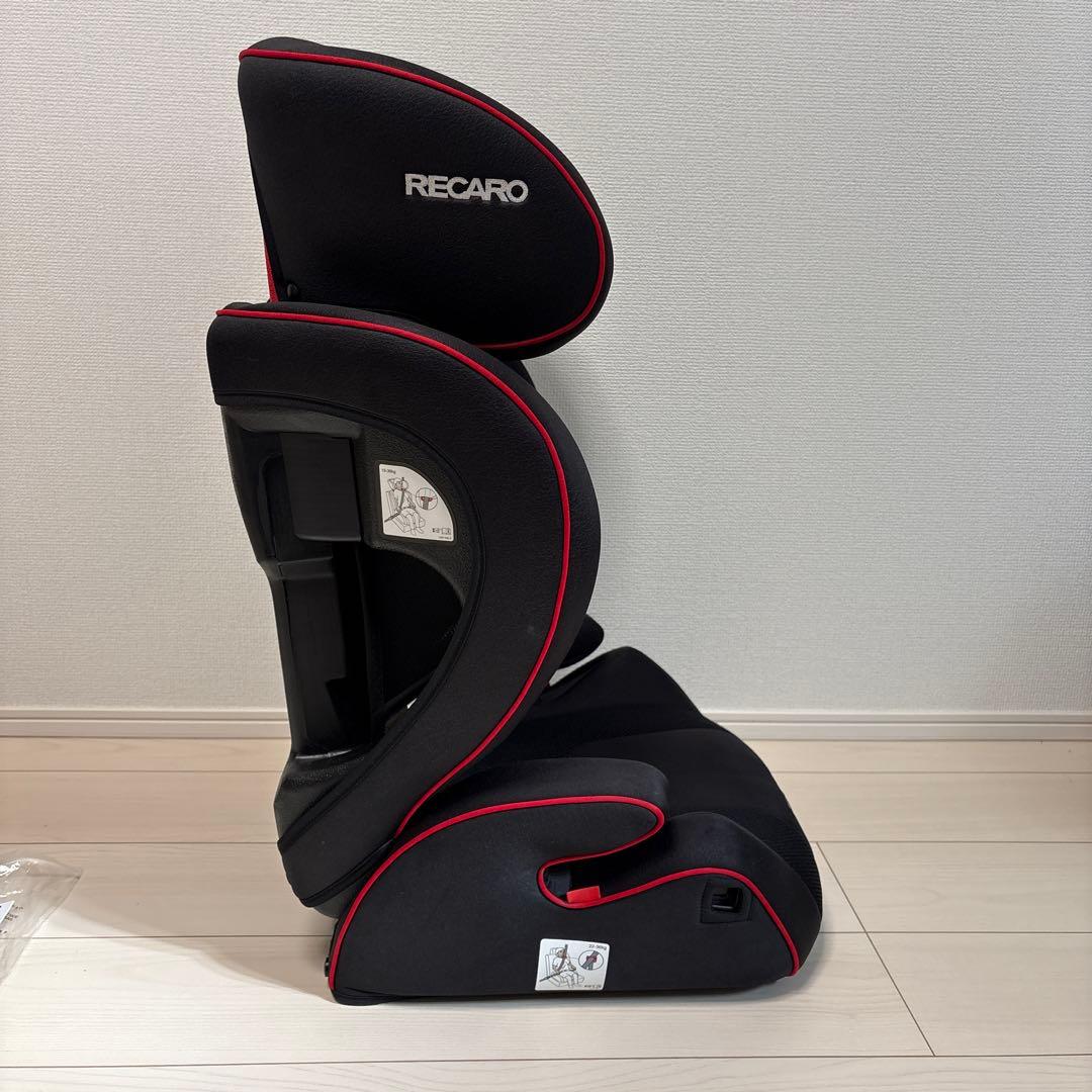 RECARO レカロ ジュニアシート　ブラック×レッド