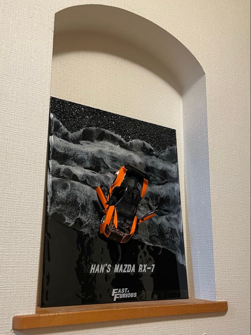 ☆ワイルドスピードミニカー　オリジナルアートパネル RX-7 ☆