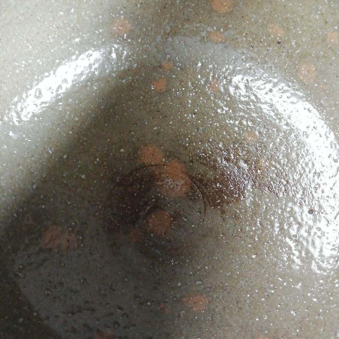 Ｔ８４３　水指　『粉引水指』『奥村考山 造』　共箱　茶道具