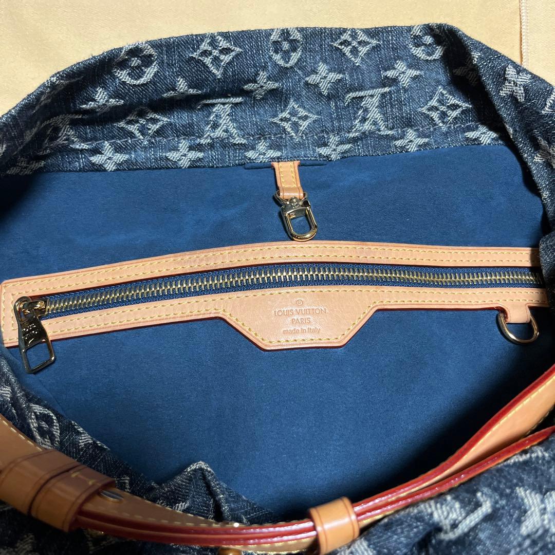 【美品】LOUIS VUITTONモノグラムデニムデイリーGMショルダーバッグ