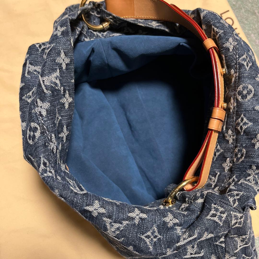 【美品】LOUIS VUITTONモノグラムデニムデイリーGMショルダーバッグ