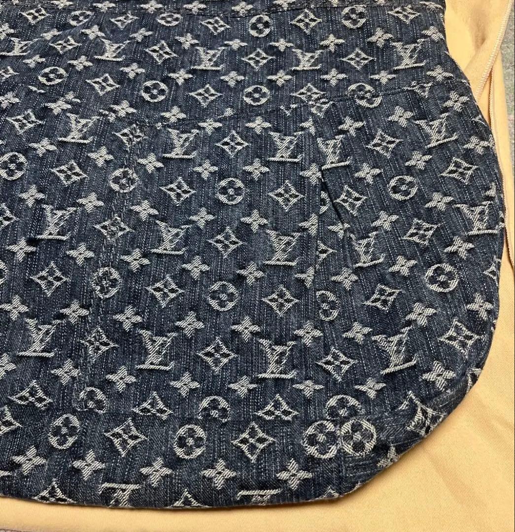【美品】LOUIS VUITTONモノグラムデニムデイリーGMショルダーバッグ