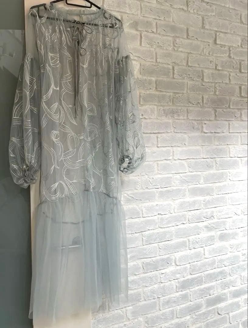 ❤️美品❤️ドリードール　オケーションドレス リボンエンブロイダーレイヤード 長袖